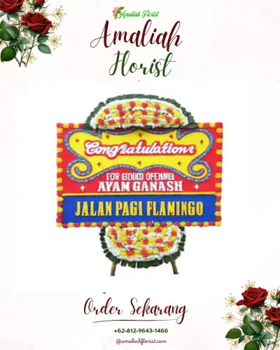 Bunga Papan Congratulation di Singabraja